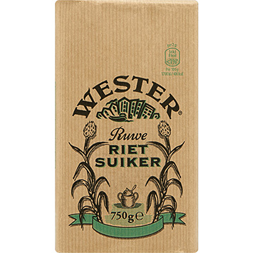 Wester Rå rørsukker 750g