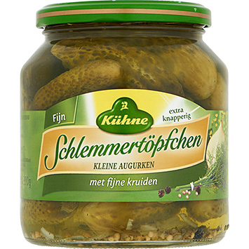 Kühne Kleine Essiggurken mit feinen Kräutern 530g