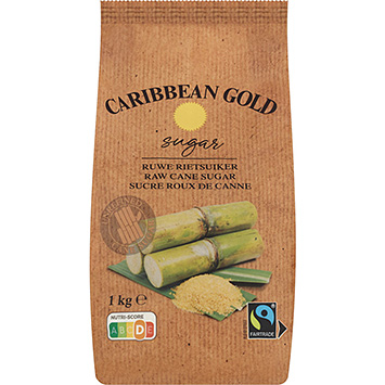 Caribbean Gold Sucre brut de canne 1000g