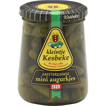 Kesbeke Mini pepino em vinagre ácidos 235ml