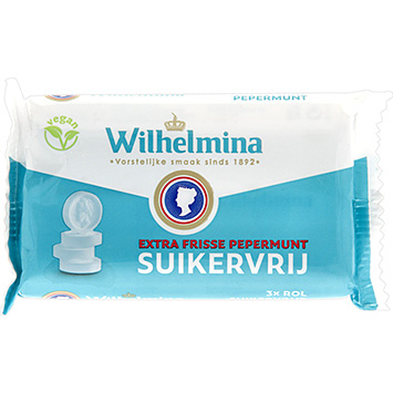 Wilhelmina Extra fresh sugar free peppermint  111g