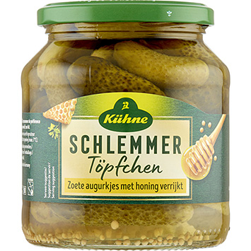 Kühne Cornichons Schlemmertöpfchen, Süß 530g