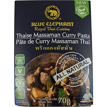 Blue Elephant Pasta de curry Tailandés Massaman 70g