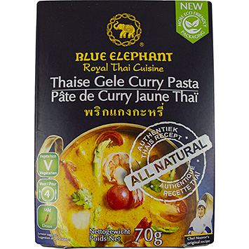 Blue Elephant Pasta de curry amarela tailandesa 70g
