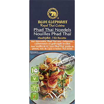 Blue Elephant Kit de comida de fideos Tailandeses Phad 300g