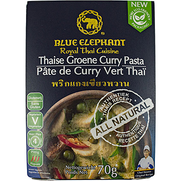 Blue Elephant Thai green curry paste 70g