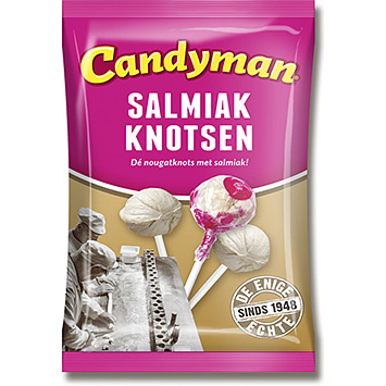 Candyman Salmiak clubs 140g