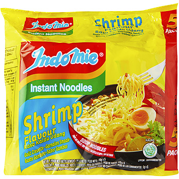 Indo mie Instant noodles shrimp flavour 350g