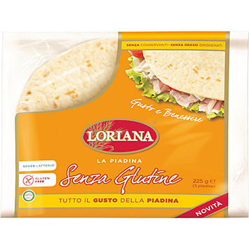 Loriana La Piadina Não contém gluten 225g