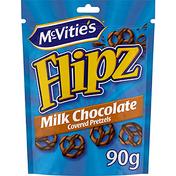 McVitie's Flipz milk chocolate pretzels 90g