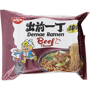 Nissin Noodles demae ramen carne 100g