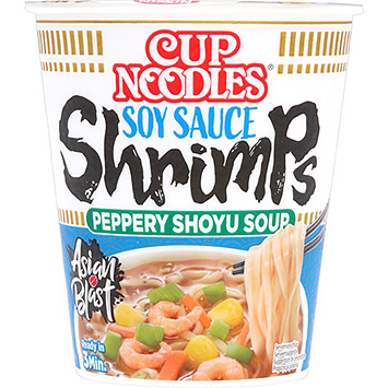 Nissin Soy sauce shrimp noodles 63g