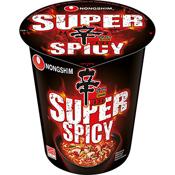 Nongshim Tagliatelle super piccanti rosse di Shin 68g