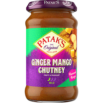 Patak's Chutney di mango allo zenzero 340g