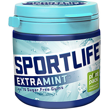 Sportlife Extramint gum sugarfree 114g