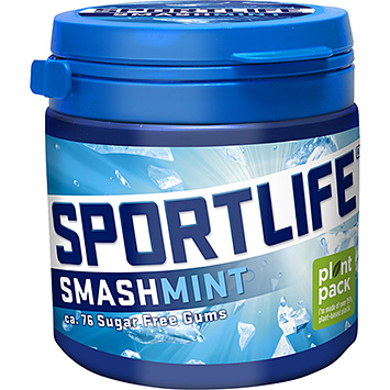 Sportlife Smashmint gum sugarfree 114g