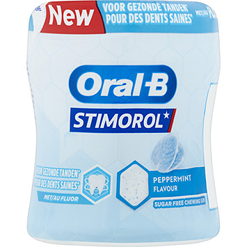 Stimorol Oral-b kauwgom pot peppermint 77g