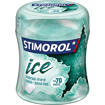 Stimorol Goma de menta intensa para gelo sem açúcar 80g