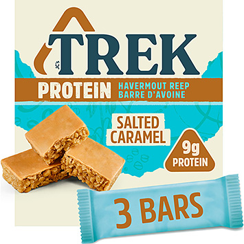 Trek Barre d'avoine protéinée caramel salé 150g