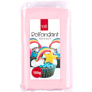 Voila Rolfondant roze 150g