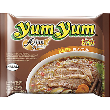 Yum Yum Instant-Nudeln mit Rindfleischgeschmack 60g