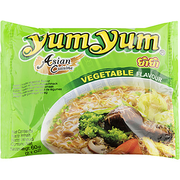 Yum Yum Noodles istantaneo al gusto di verdure 60g