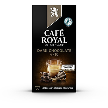 Café Royal Café en cápsulas de chocolate negro 50g
