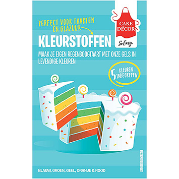 Cake Décor Regenbogenkuchen färben 50g