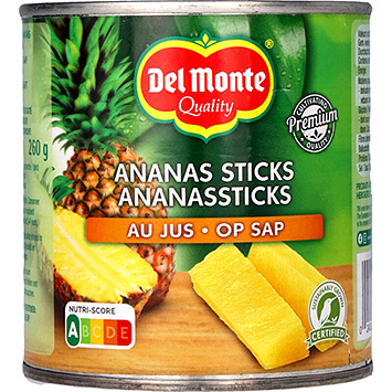Del Monte Ananas-Sticks in Saft 435g