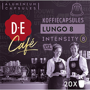 Douwe Egberts Café lungo coffee capsules 104g