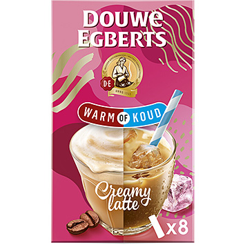 Douwe Egberts Latte cremoso quente ou frio 142g