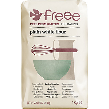 Doves Farm Freee harina blanca normal 1000g
