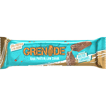 Grenade Barres protéinées pépites de chocolat caramel salé 60g