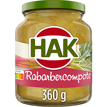 Hak Compota de ruibarbo 360g