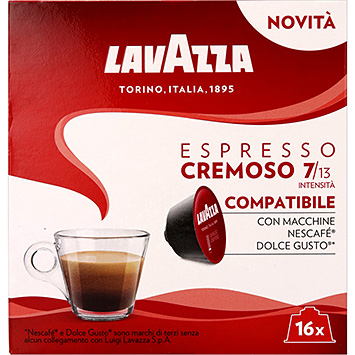 Lavazza Café capsules espresso cremoso dolce gusto 128g