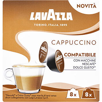 Lavazza Cappuccino dolce gusto kaffekapslar 200g