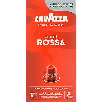 Lavazza Gélules rouges de qualité 57g