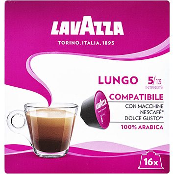 Lavazza Lungo dolce gusto coffee cups 128g