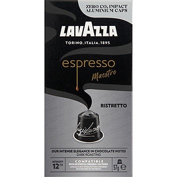 Lavazza Café en cápsulas de espresso maestro ristretto 57g