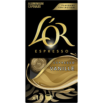 L'OR Café en cápsulas de espresso vainilla 52g