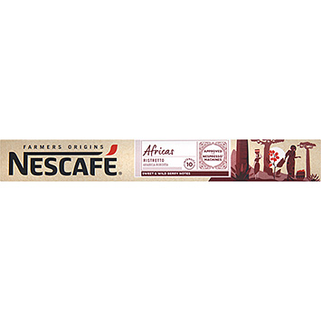 Nescafé Farmers oprindelse Afrikas kaffekapsler 55g