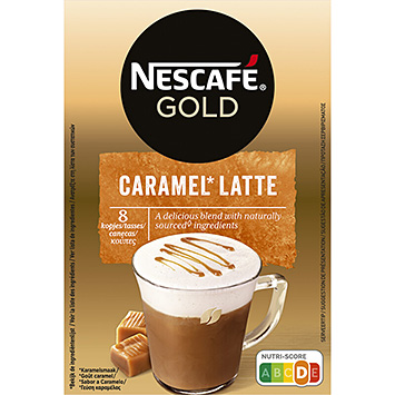 Nescafé Gold caramel latte instant coffee 136g