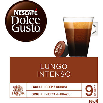 Nescafé Dolce gusto lungo Intenso kaffekapsler 144g