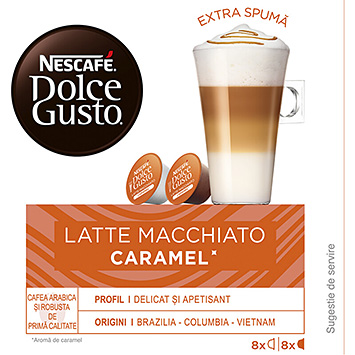 Nescafé Capsule di caramello dolce gusto macchiato 145g