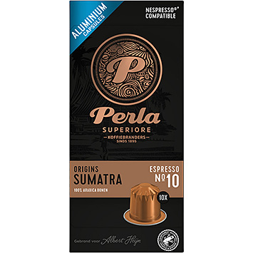 Perla Cápsulas de café expresso Sumatra Origins superiore 50g