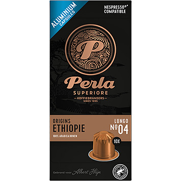 Perla Superiore ursprung Etiopien kaffekapslar 50g