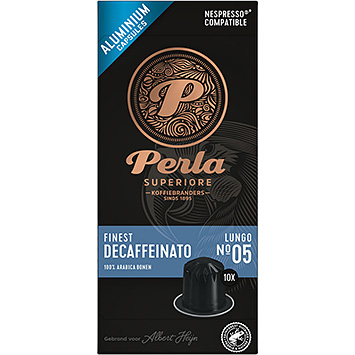 Perla Café capsules de lungo décaféiné de qualité supérieure 50g