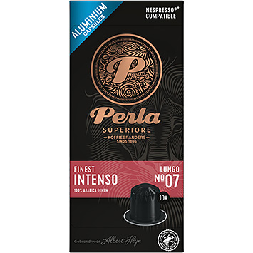 Perla Café capsules pulmonaires intenses les plus fines de Superiore 50g