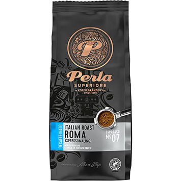 Perla Superiore Italiensk stekt Roma bryggkaffe espresso 250g