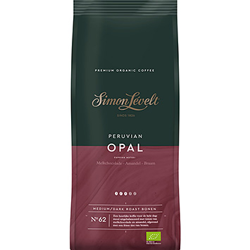 Simon Lévelt Peruvianske opal kaffebønner 500g